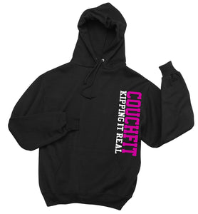Couchfit Kipping It Real Black Hoodie